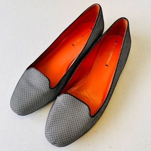 Via Spiga Black White Flats 10M